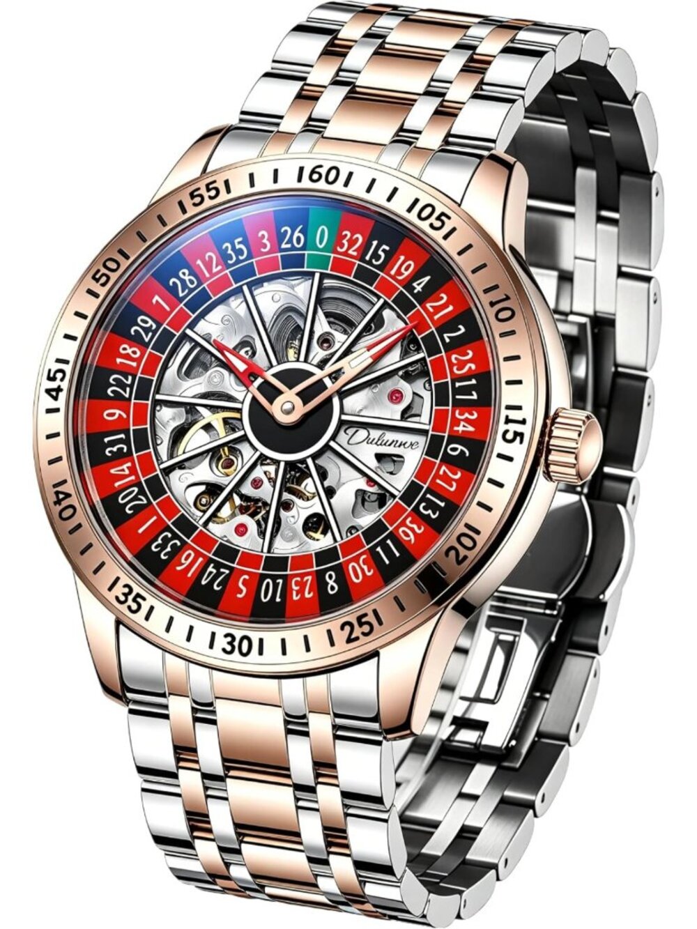 Automatic Mechanical Watch for Men - Hollow Skeleton, Waterproof Luxury